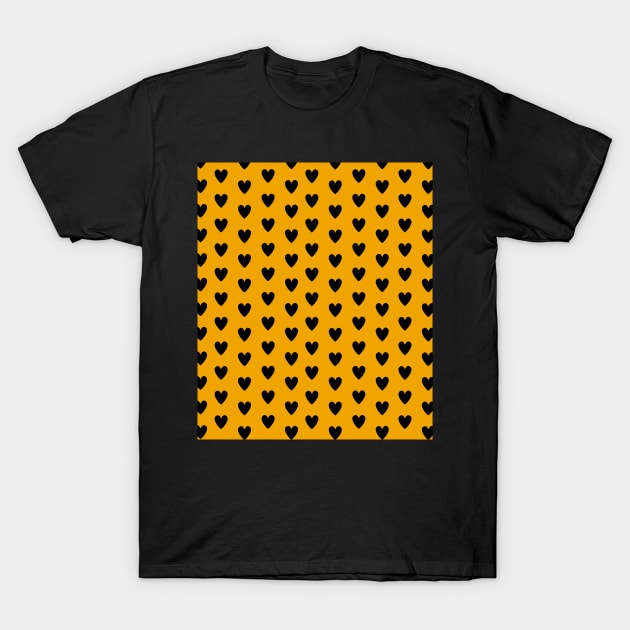 Mustard yellow and black shirt sale
